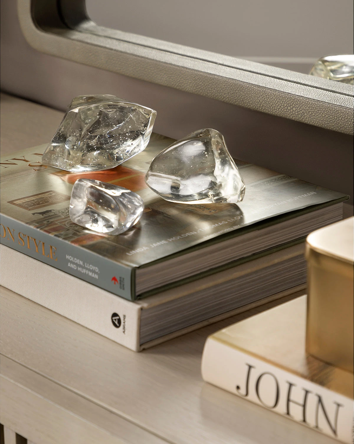 Glass Crystal Object (Set Of 3) - Image 2