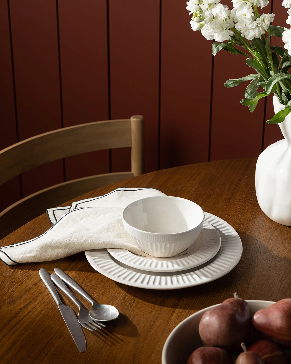 Bordered Linen Napkins (Set Of 4) - Image 3