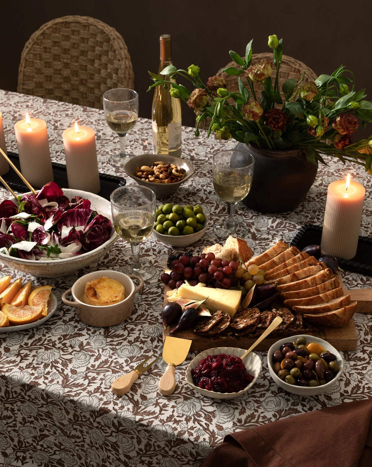 Ribbed Pillar Candle - Image 3