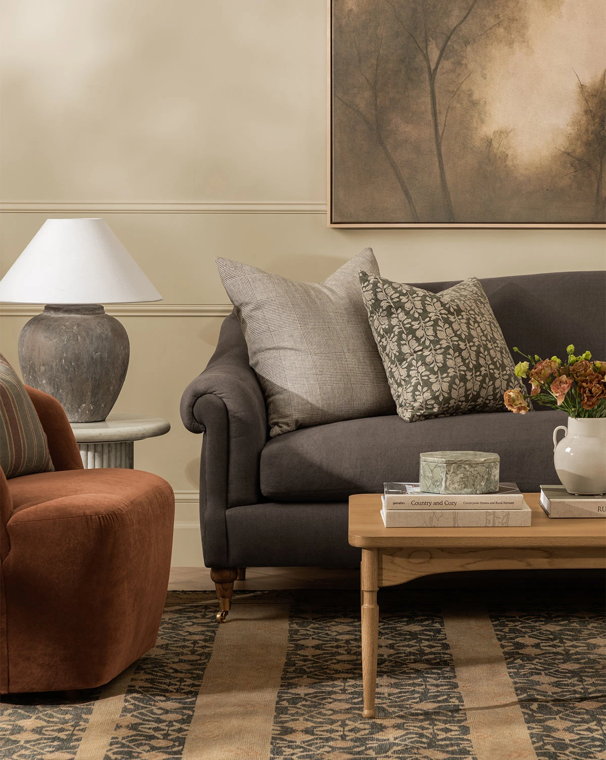 Freya Block Print Pillow - Image 3