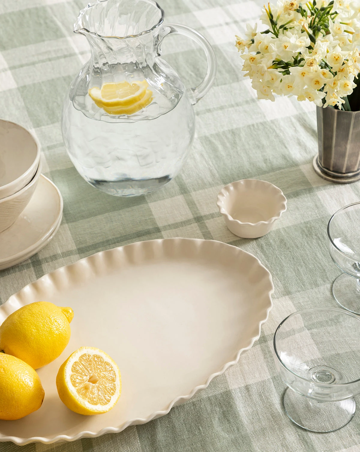 Felix Plaid Tablecloth - Image 3