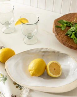 Shell Shaped Stoneware Dish