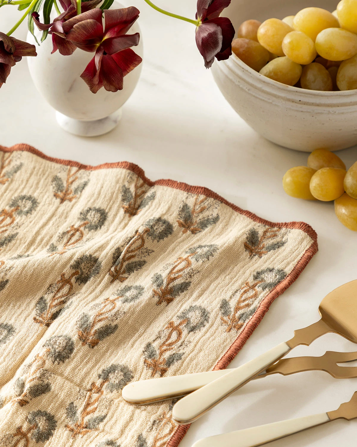 Block Print Tea Towels (Set Of 2) - Image 2