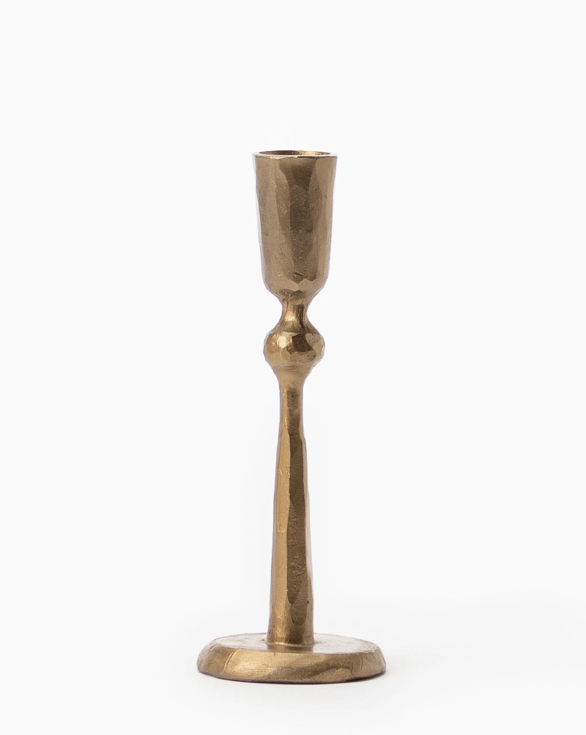 Antique Brass Taper Candle Holder - Image 6