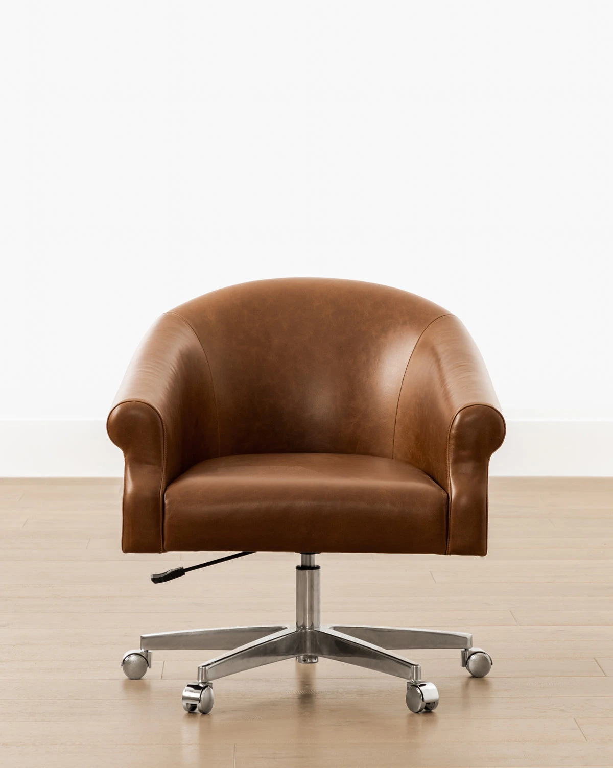 Clemence Leather Desk Chair - Image 2