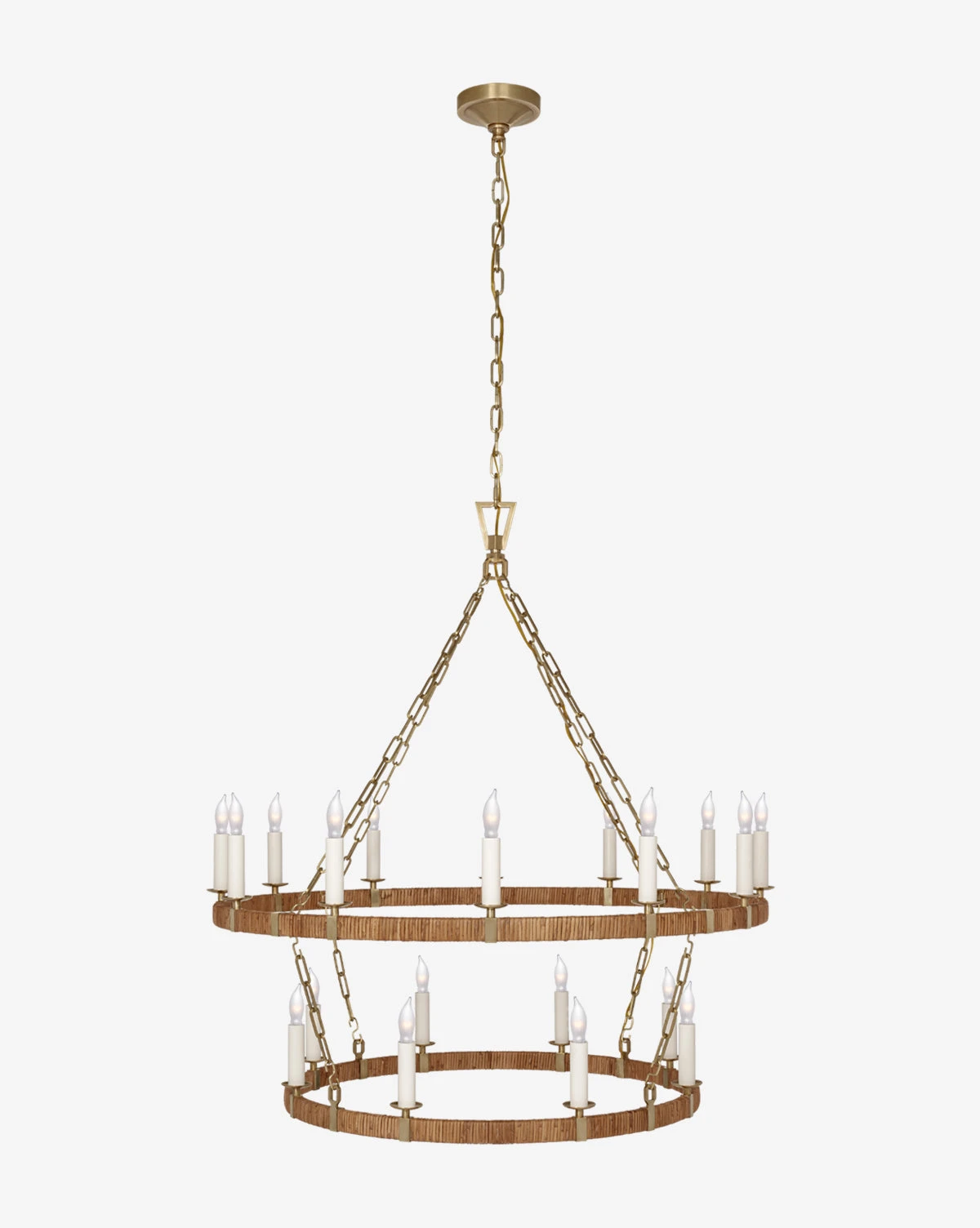 Darlana Wrapped Two-Tiered Chandelier - Image 4