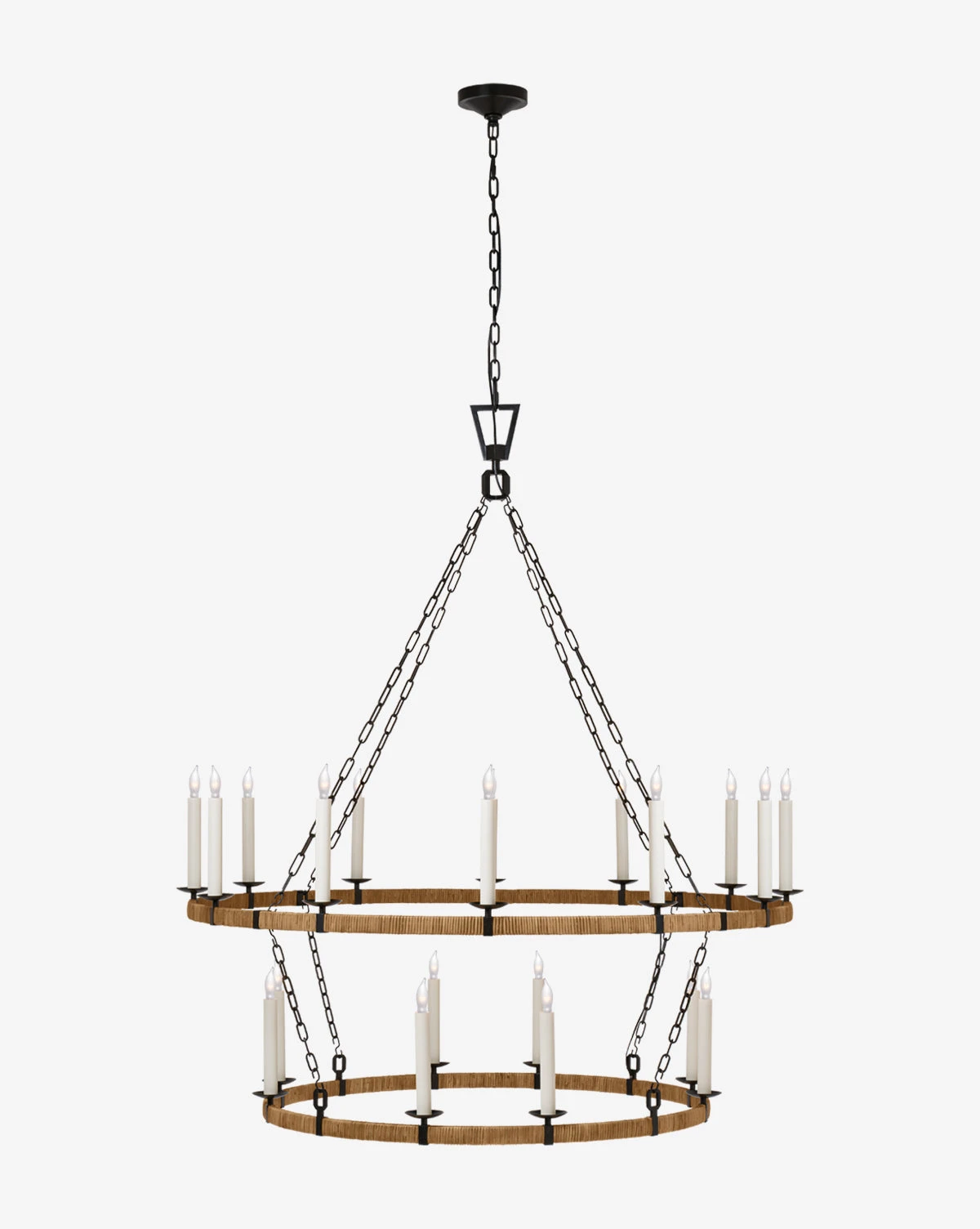 Darlana Wrapped Two-Tiered Chandelier - Image 5