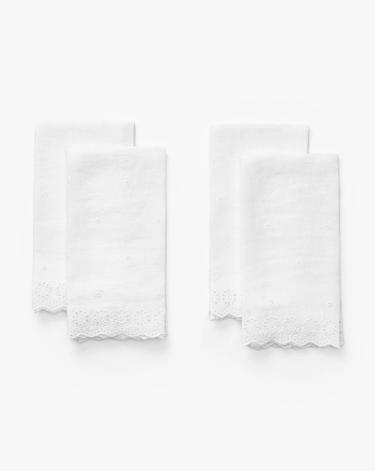 McGee & Co. X Loeffler Randall Delilah Broderie Napkins (Set Of 4) - Image 2