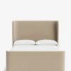 Denning Oatmeal Upholstered Bed (Ready To Ship)