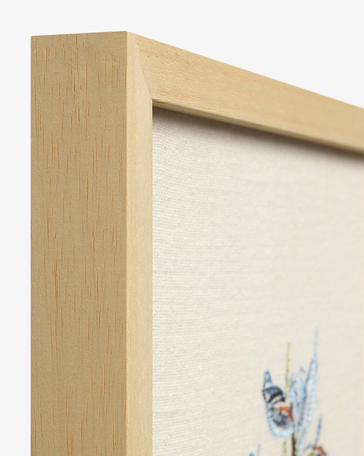 Embroidered Blue Iris - Image 2