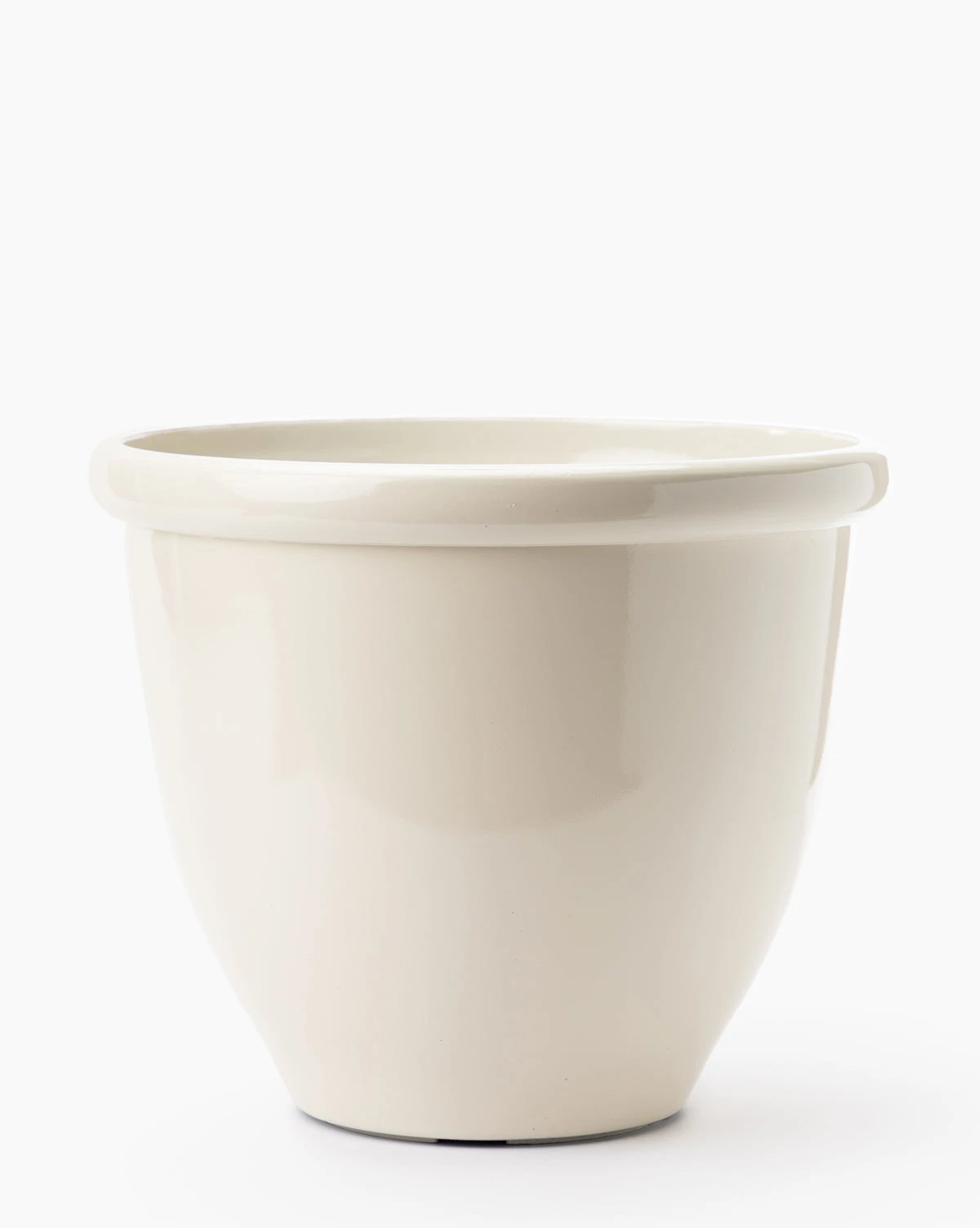 Glossy Cream Garden Pots (Set Of 3) - Image 7