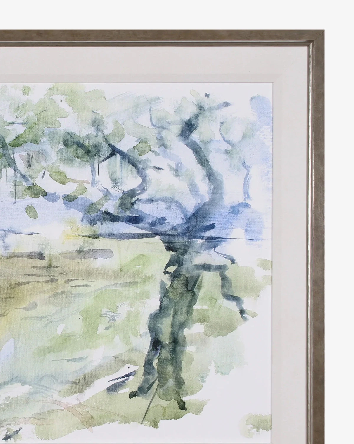 Green Watercolor Tree - Image 2