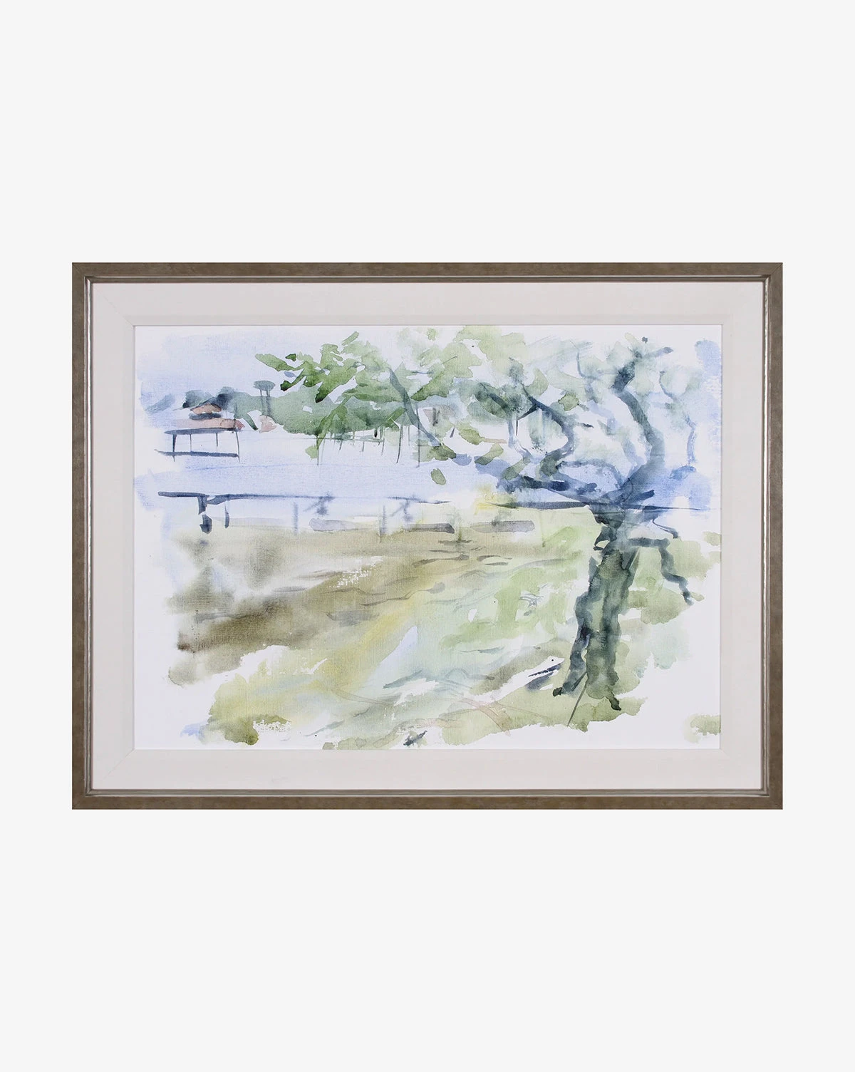 Green Watercolor Tree