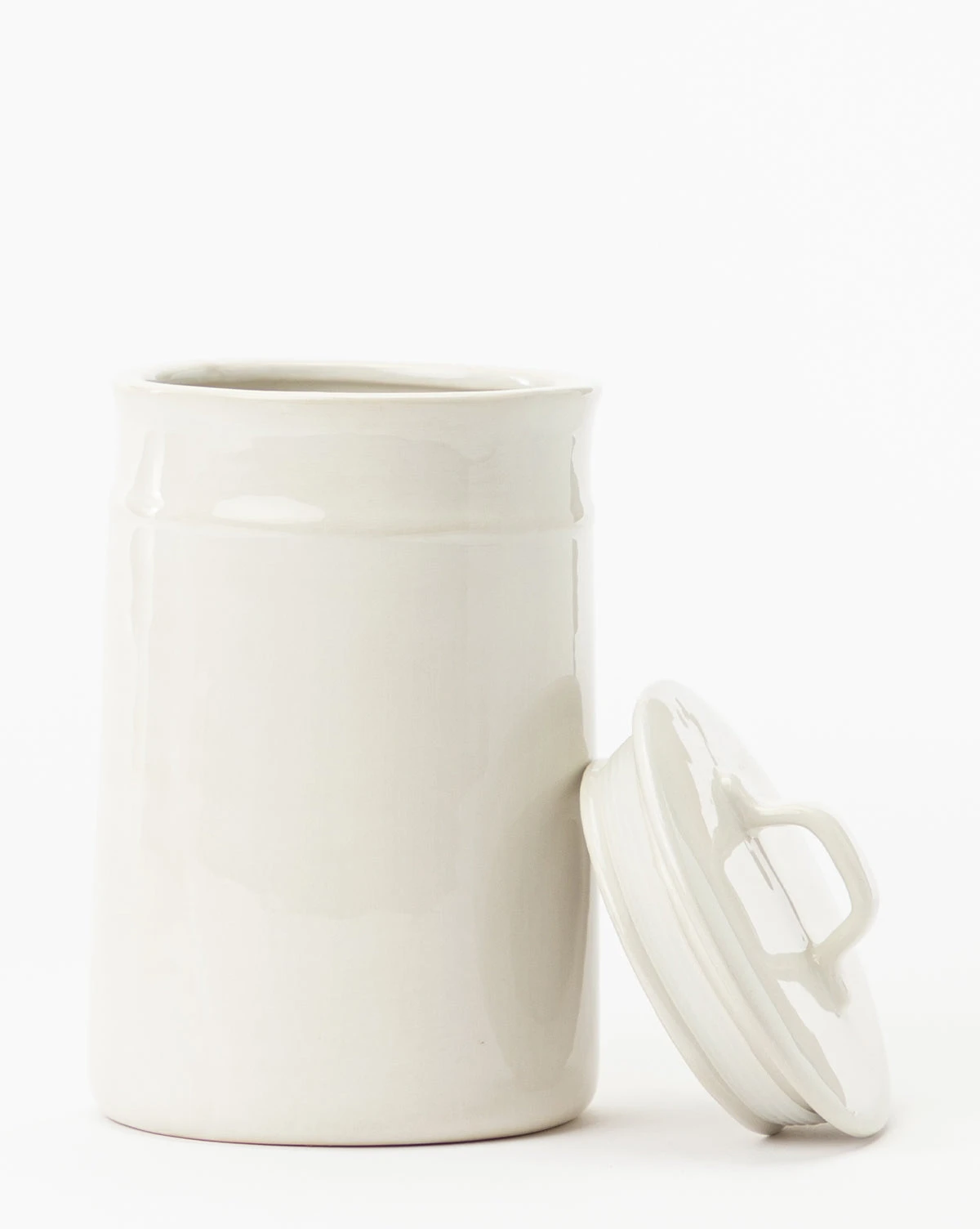 Handled Ceramic Canister - Image 8