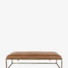 Harlow Leather Bench