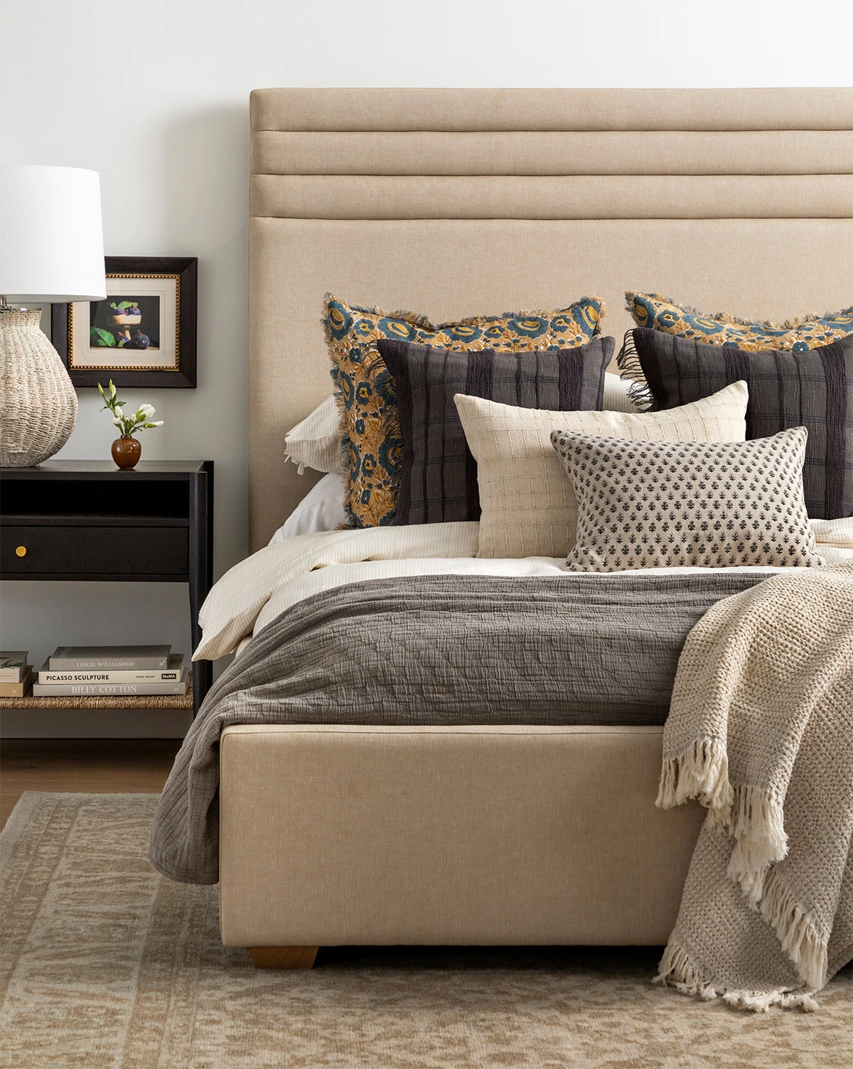 Stonewashed Waffle Cotton Throw - Image 2