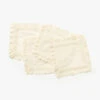 Lace Trim Cocktail Napkins (Set Of 4)