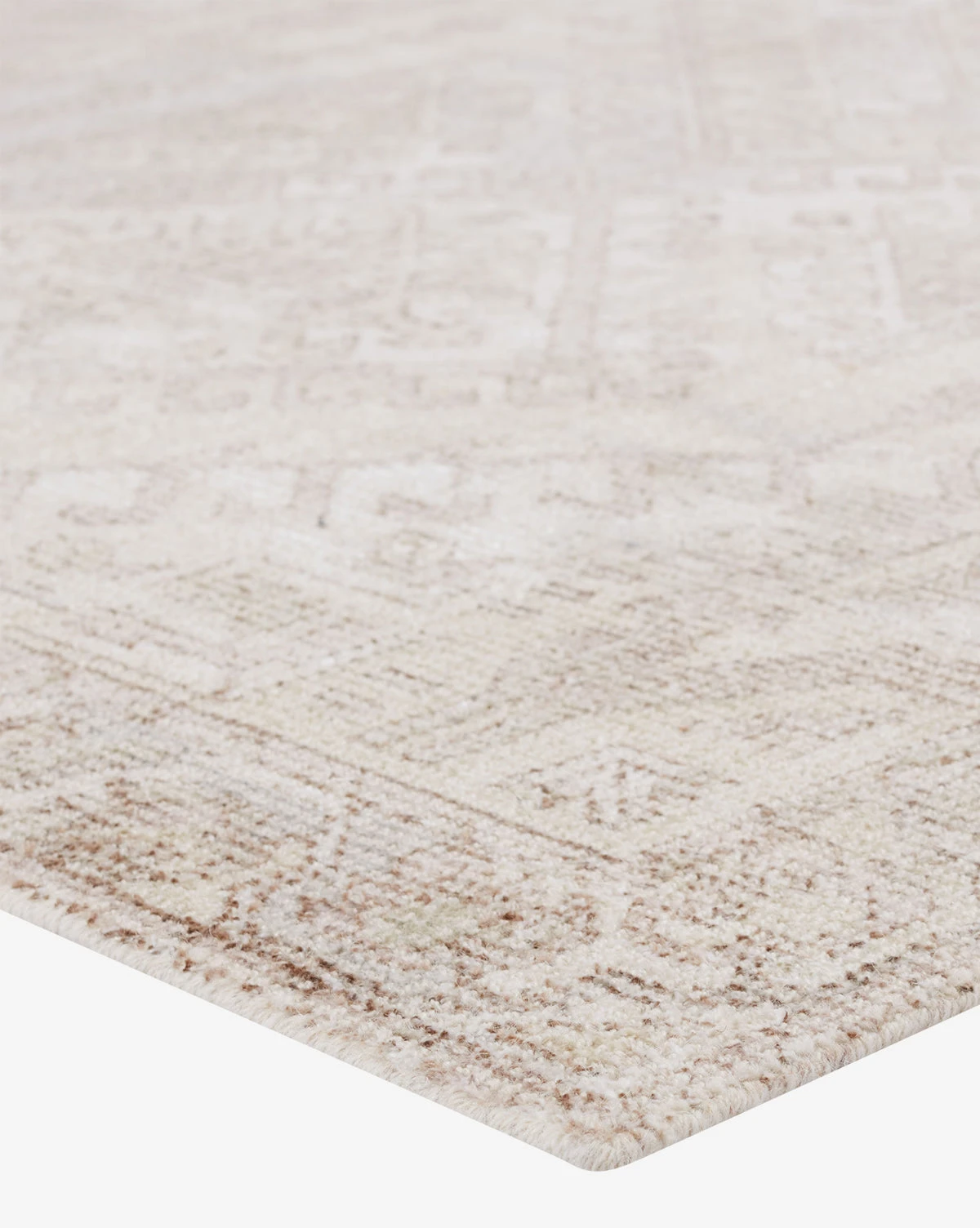 Lenola Taupe Handwoven Wool Rug - Image 3