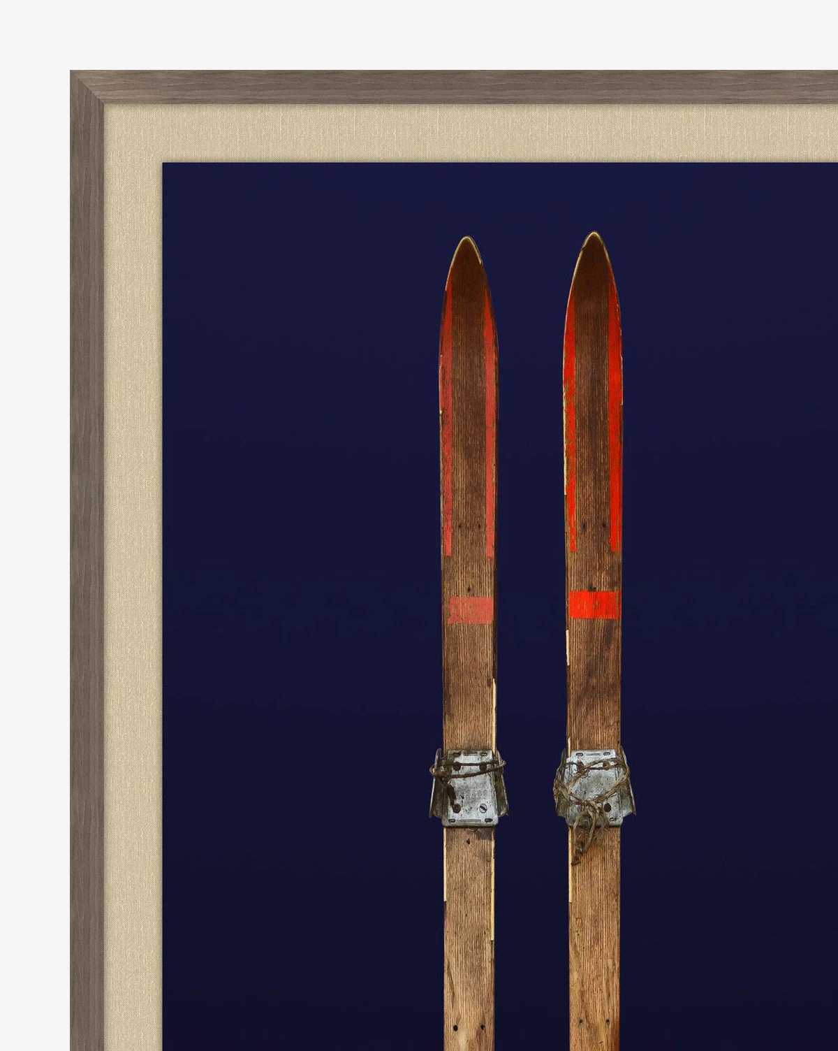 Antique Navy Skis I - Image 2