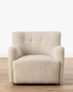 Magda Teddy Bear Boucle Lounge Chair