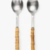 Matte Silver Serving Set (Set Of 2)