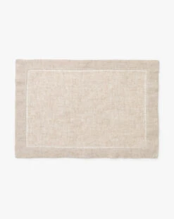 Natural Hemstitched Placemat