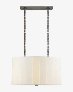 Perfect Pleat Oval Hanging Shade