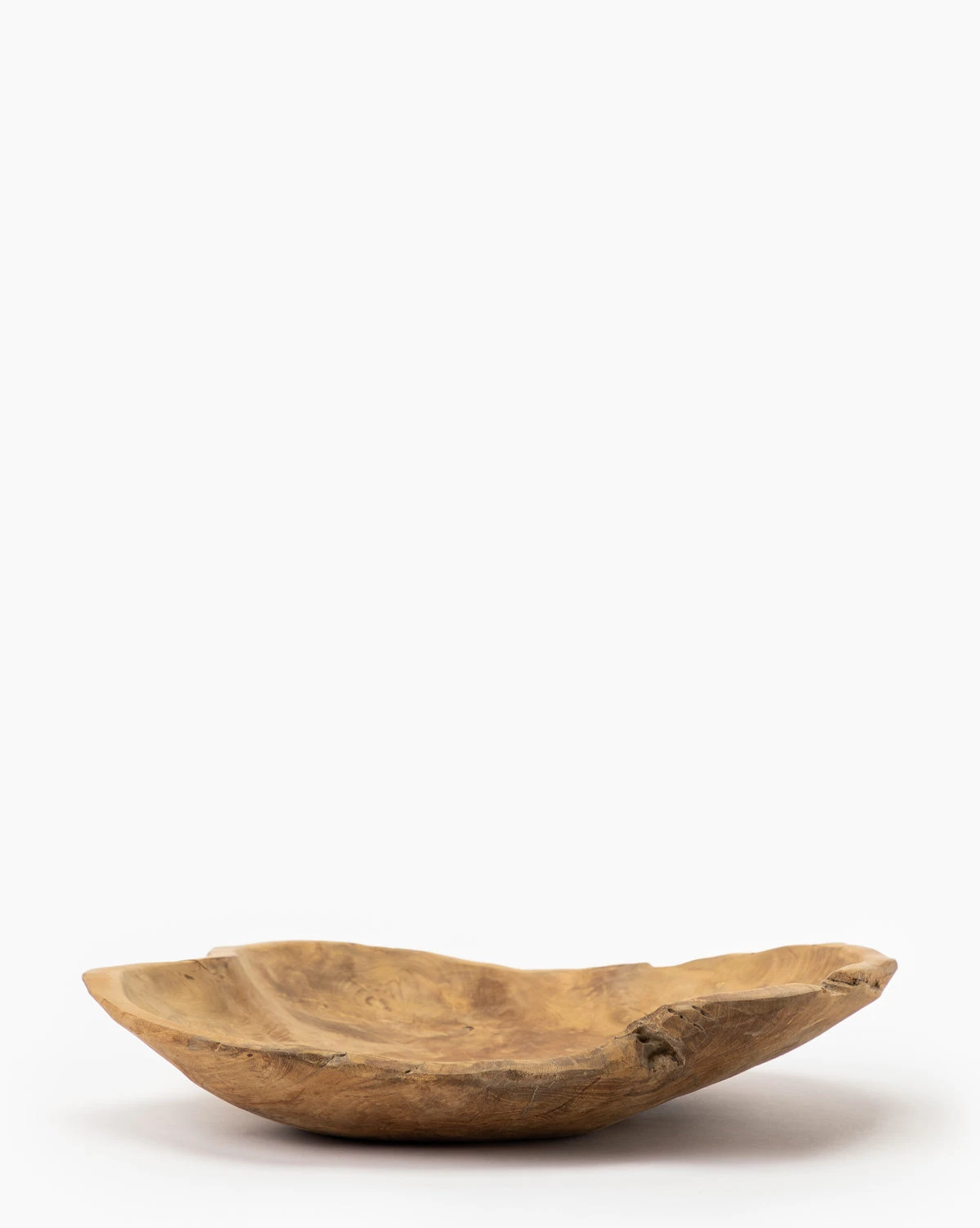 Raw Edge Teak Bowl - Image 6