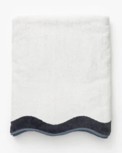 Riviera White Beach Towel