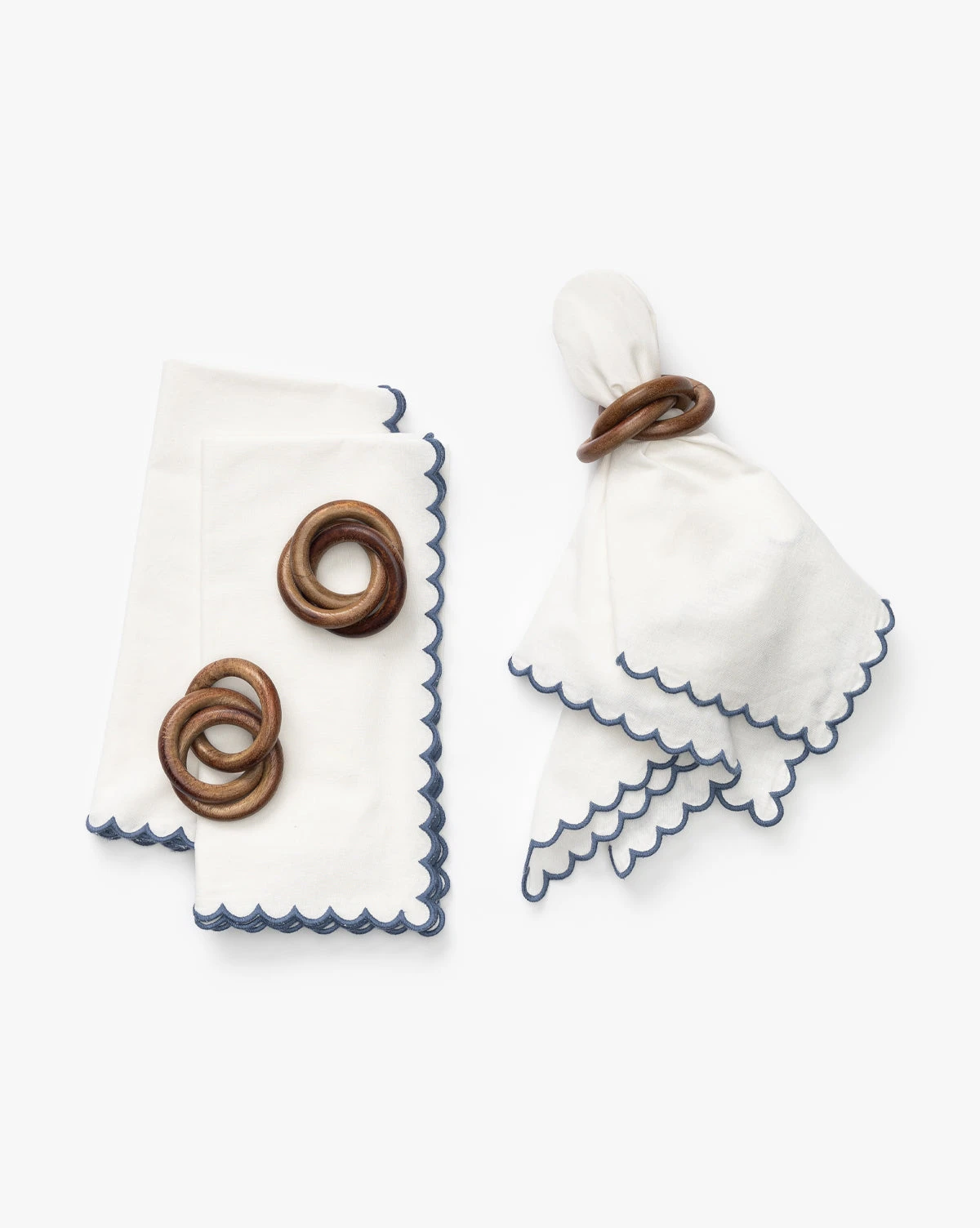 Scallop Border Napkins (Set Of 4) - Image 5