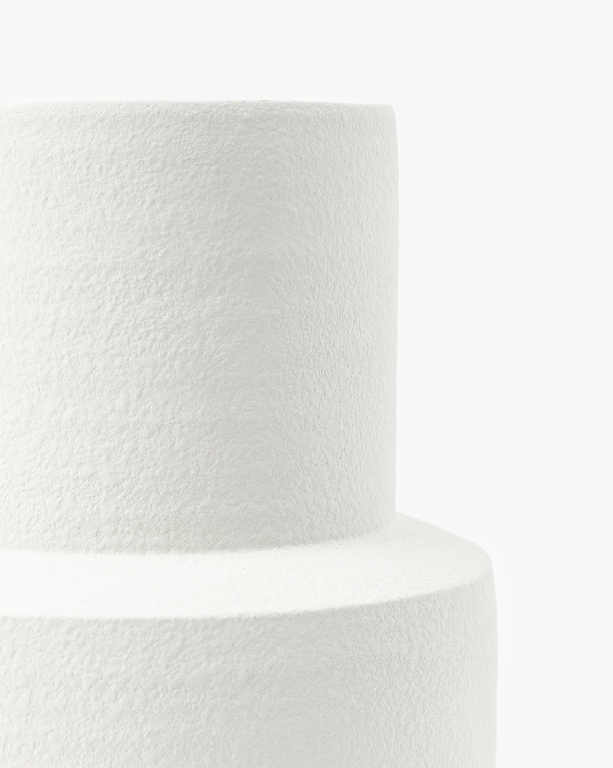 Smooth Matte White Glaze Vase - Image 4