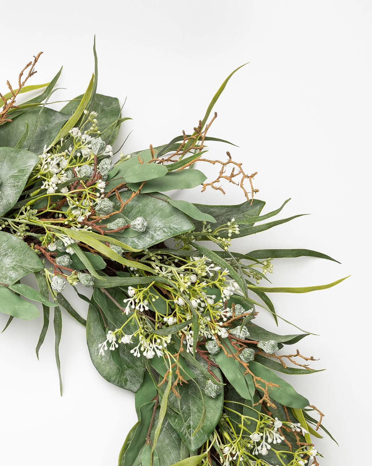 Faux Wild Grass & Eucalyptus Wreath - Image 5