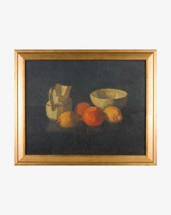 Still Life Of Oranges With A Bowl