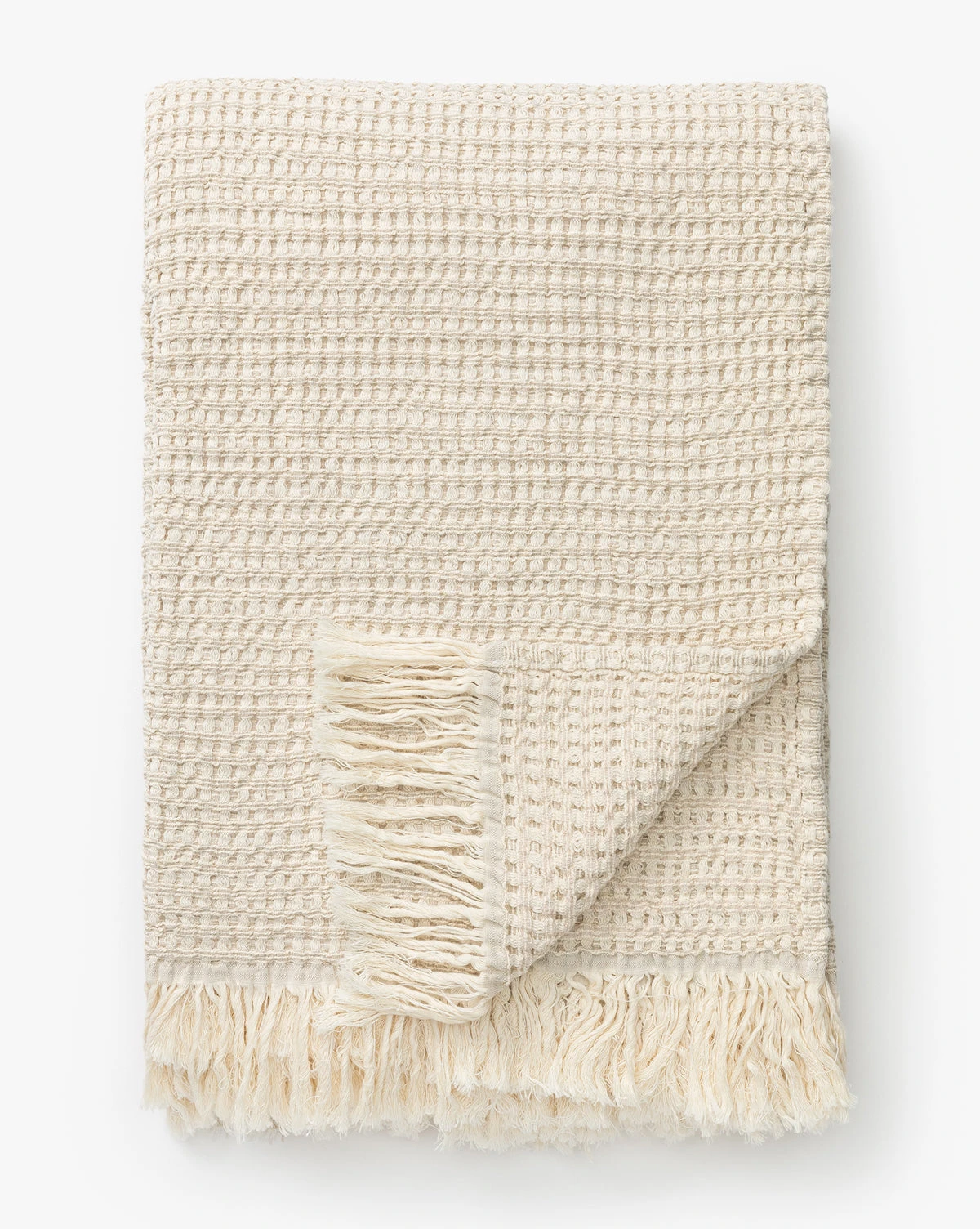 Stonewashed Waffle Cotton Throw - Image 5