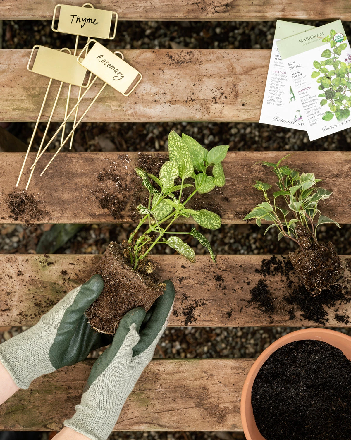 Brass Garden Tags (Set Of 4) - Image 2