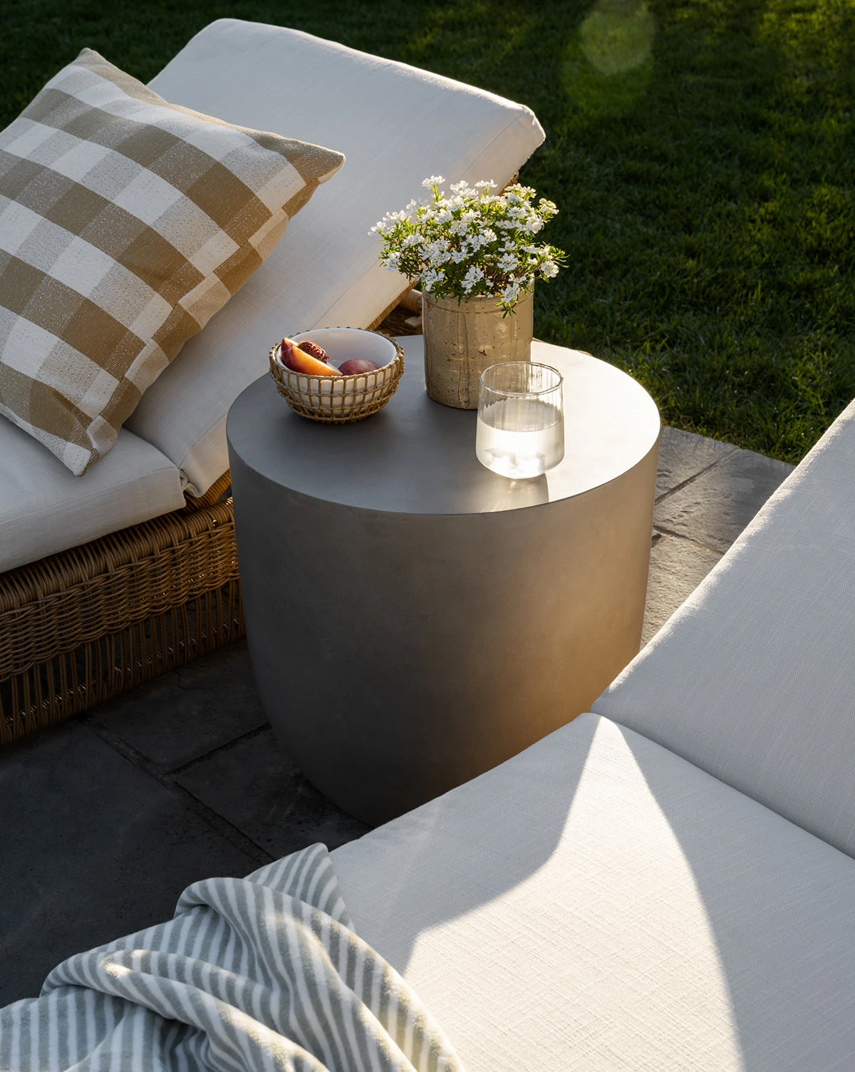 Caine Outdoor Side Table - Image 2