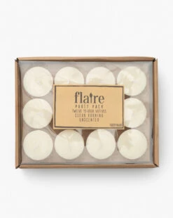 Unscented Votive Candles (Set Of 12)