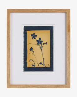 Vintage Blue Daisy By Shaina Page