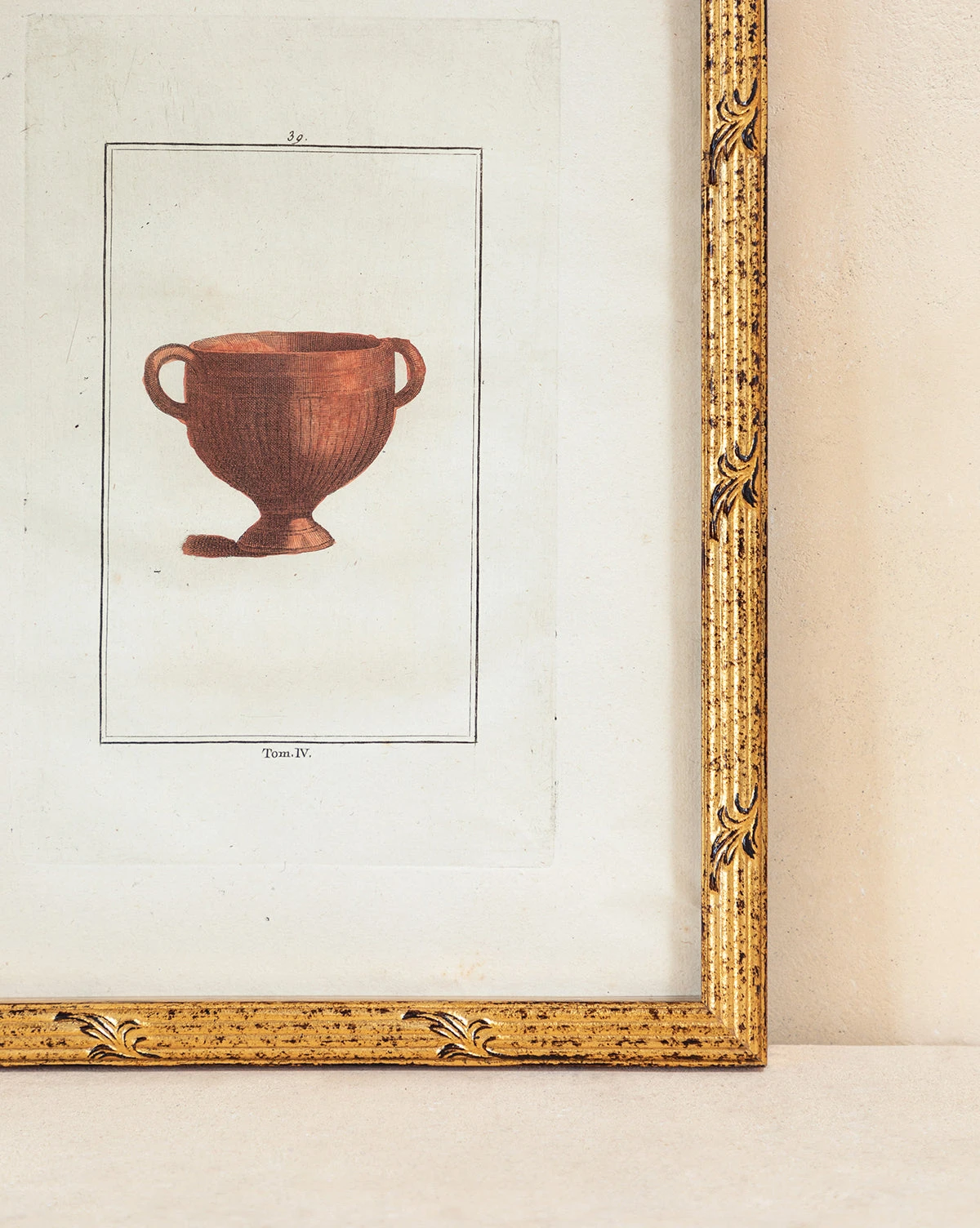 Vintage Brown Vase Painting III - Image 3
