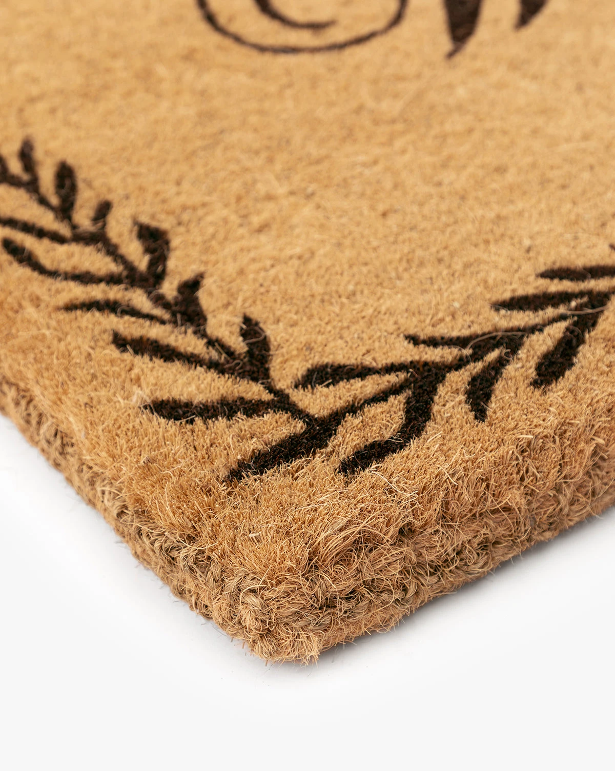 Welcome Doormat With Leaf Border - Image 3