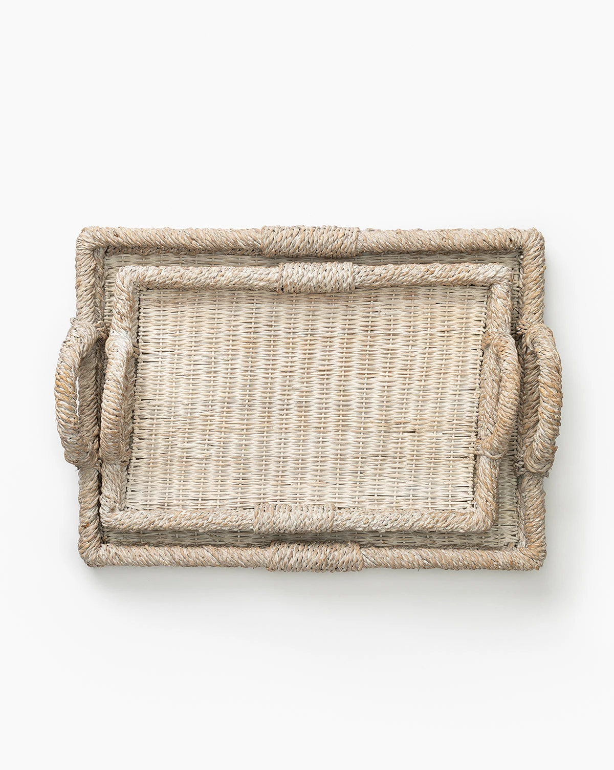 Whitewashed Handled Tray - Image 4