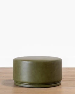 Wilder Leather Ottoman