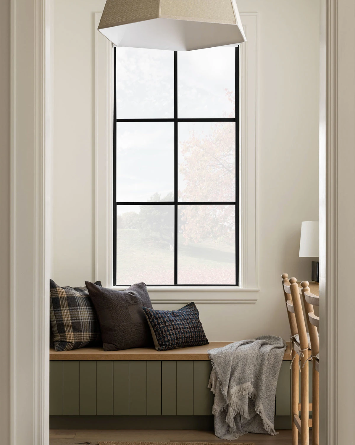 Esma Gray Fringed Throw - Image 3