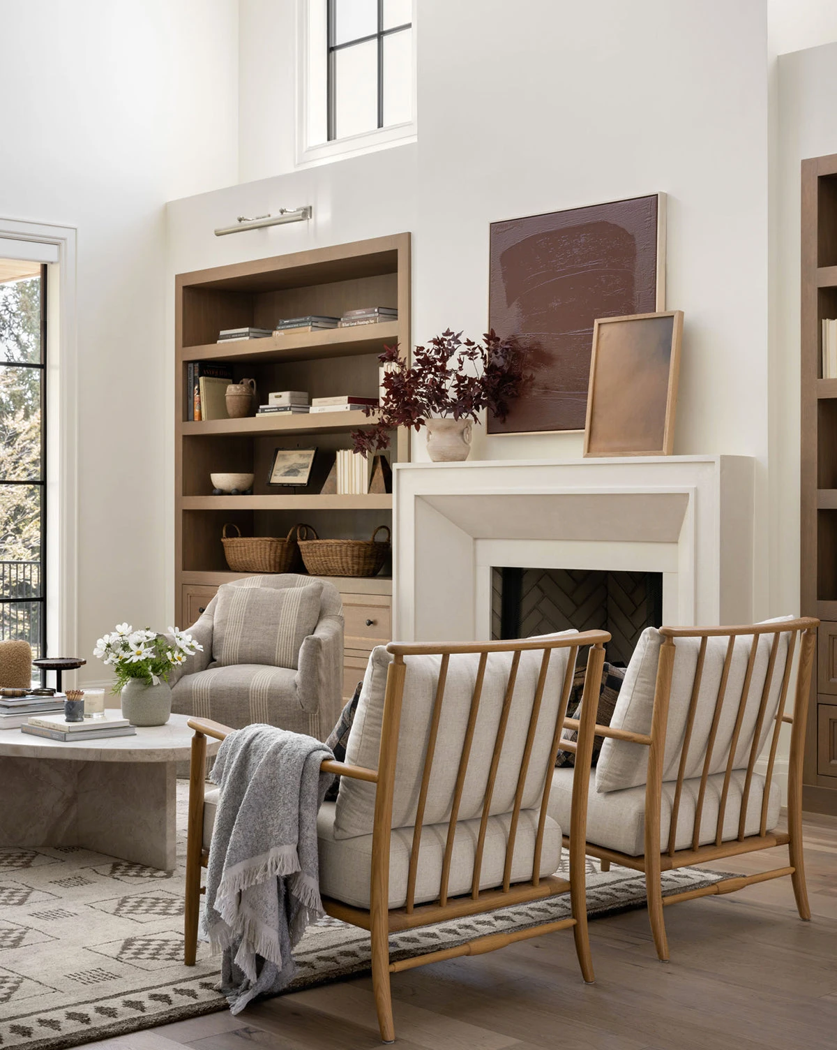 Esma Gray Fringed Throw - Image 2