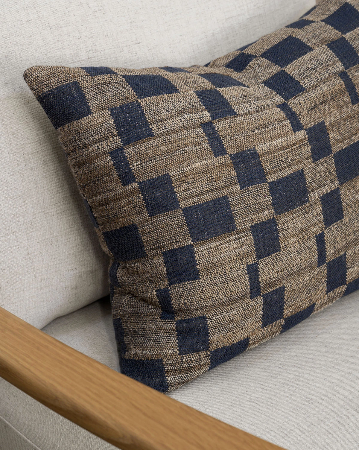 Hedgerow Navy Pillow Cover - Image 3