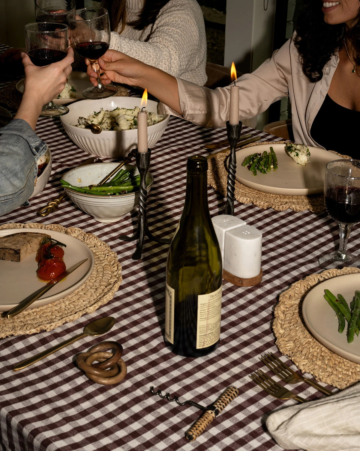 Rattan Wrapped Bar Tools (Set Of 4) - Image 4