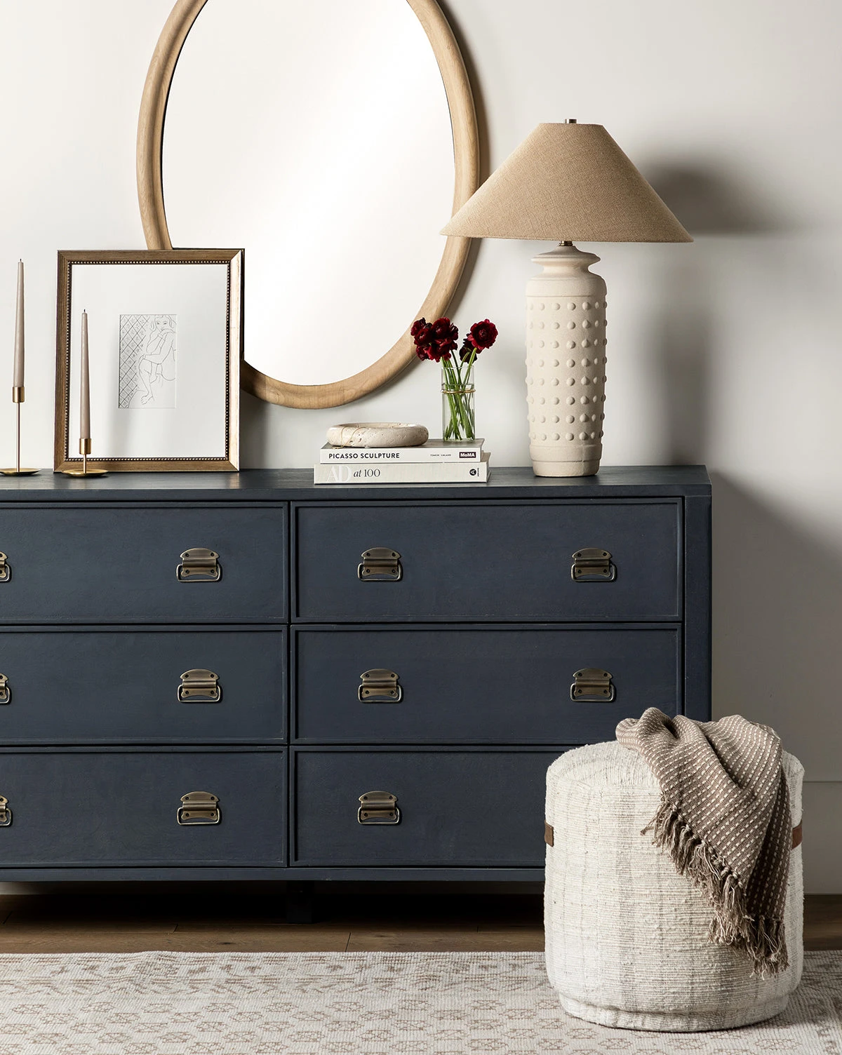 McKay Small Round Ottoman - Image 2