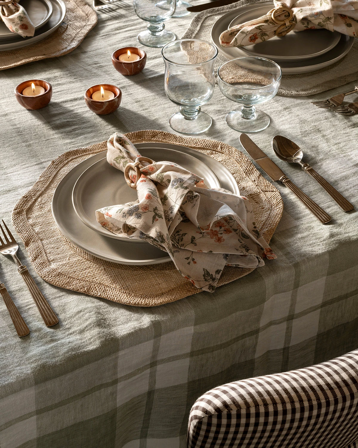 Felix Plaid Tablecloth - Image 6