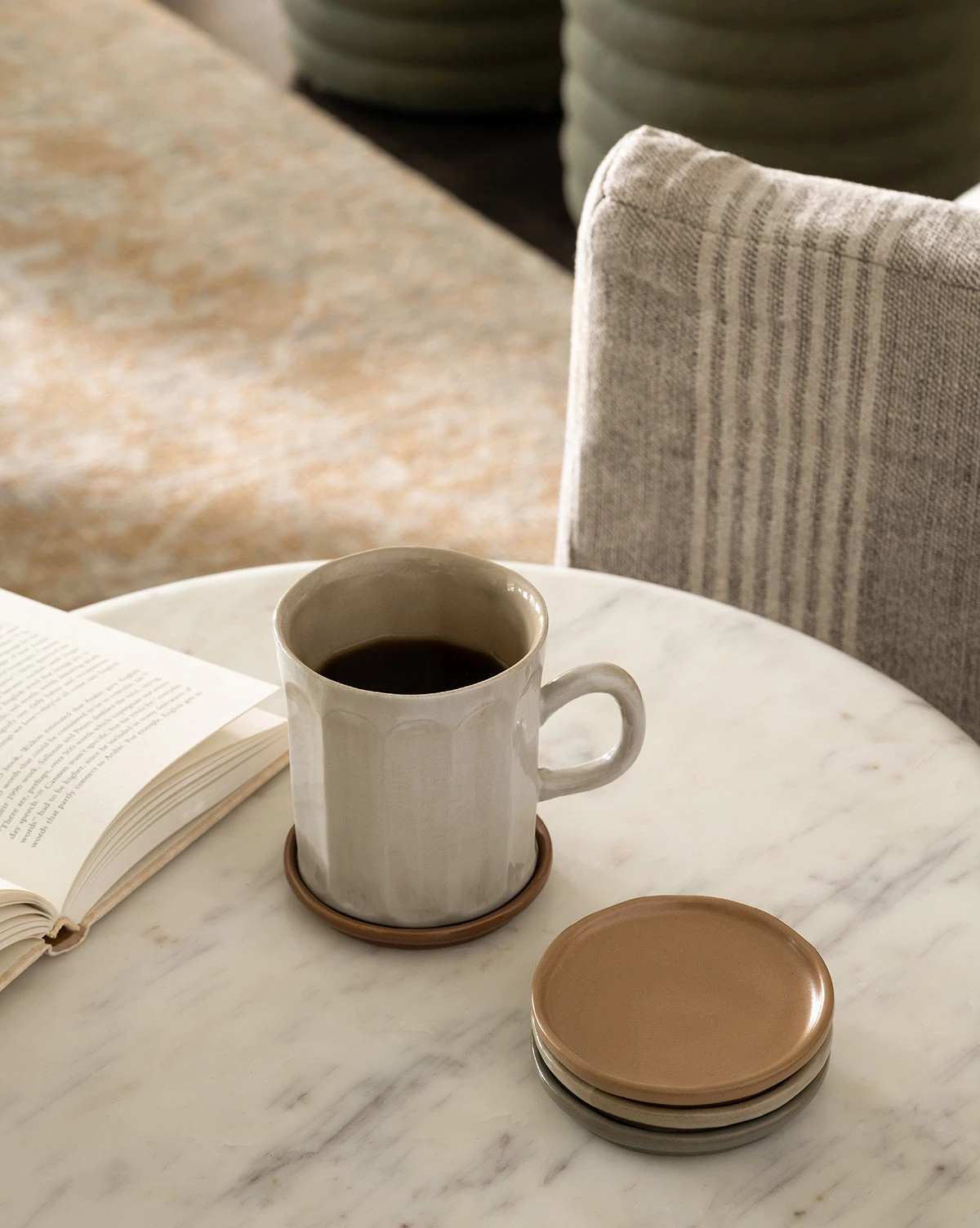 Speckled Ceramic Coasters (Set Of 4) - Image 2